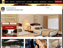 Tablet Screenshot of bestwesternlawton.com